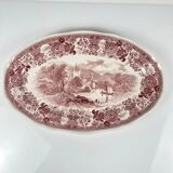 Large oval dish "Burgenland", Villeroy & Boch, red