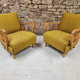 Pair of vintage armchairs 1960