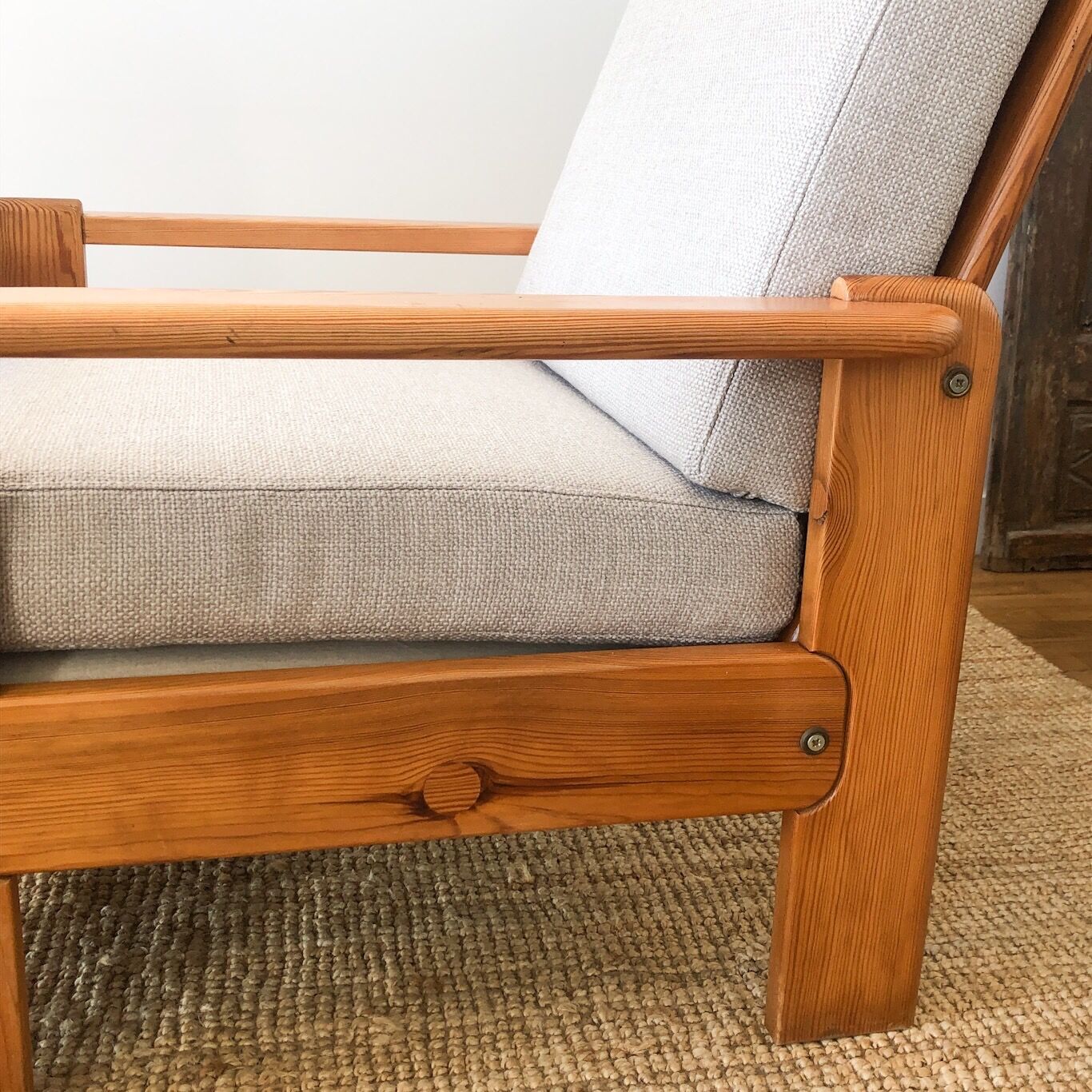 Swedish pine armchairs