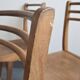 Suite de 4 chaises bistrot Luterma 1950 vintage