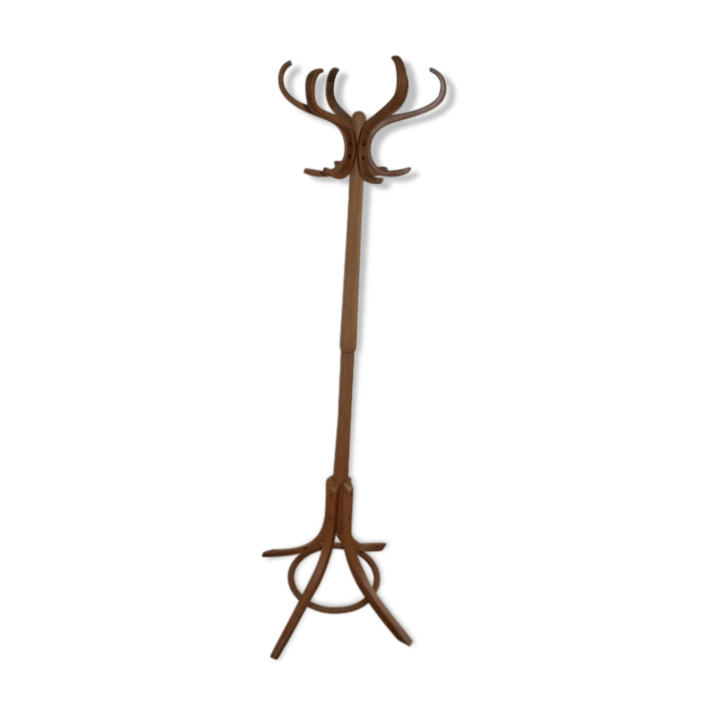 Simple baumann clear parrot coat rack