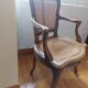 Fauteuil canné style Louis XV