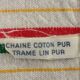 Old Métis Cotton Linen Tea Towels Made in France