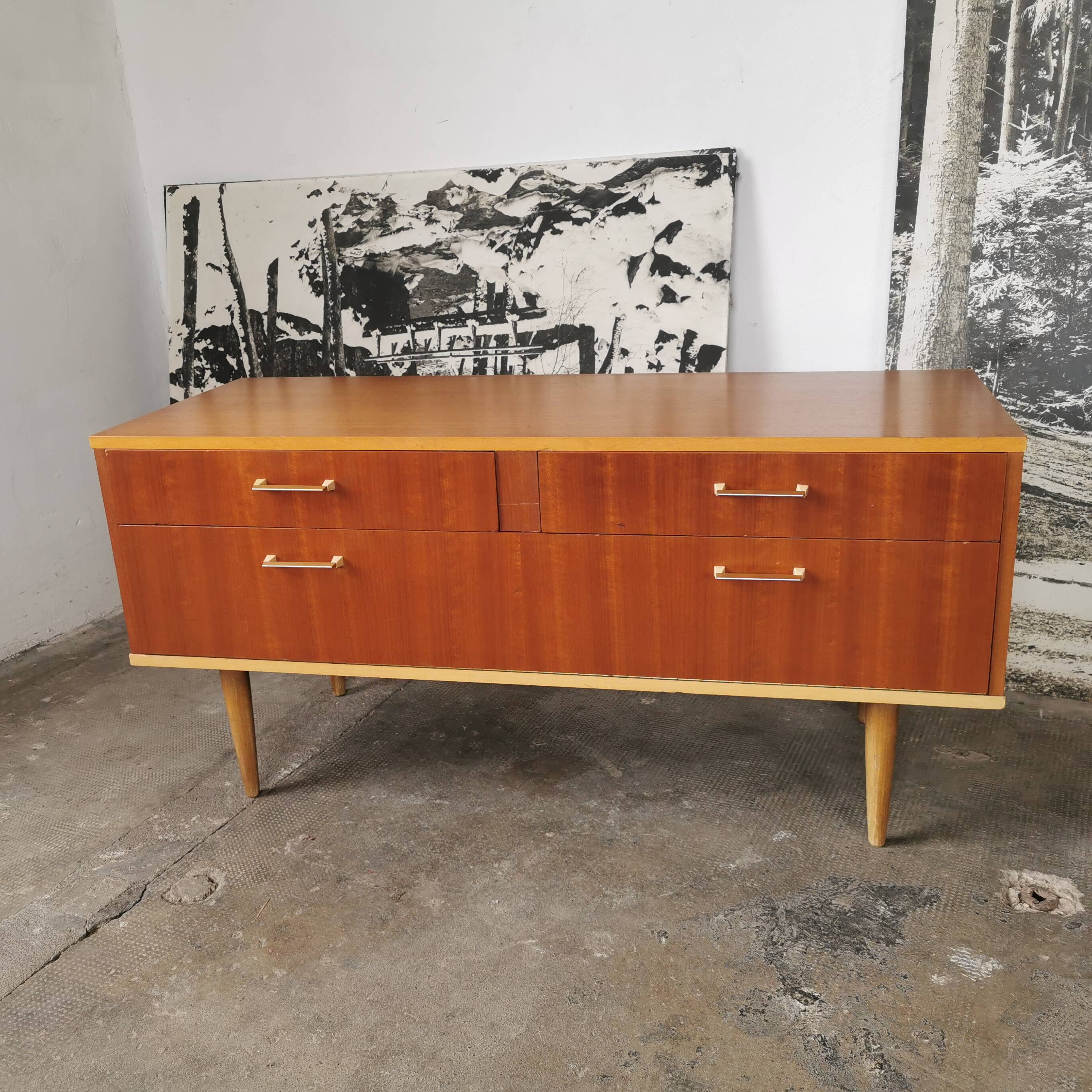 Vintage low sideboard
