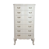 Louis xv-style cream white rag maker