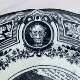 4 assiettes parlantes Vieillard XIXeme