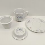 Tisanière 3 pieces in porcelain "Selection Florence"