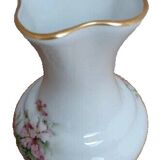 Limoges porcelain vase with floral decoration