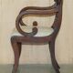 Fauteuil de bureau vintage style Regency Gillows