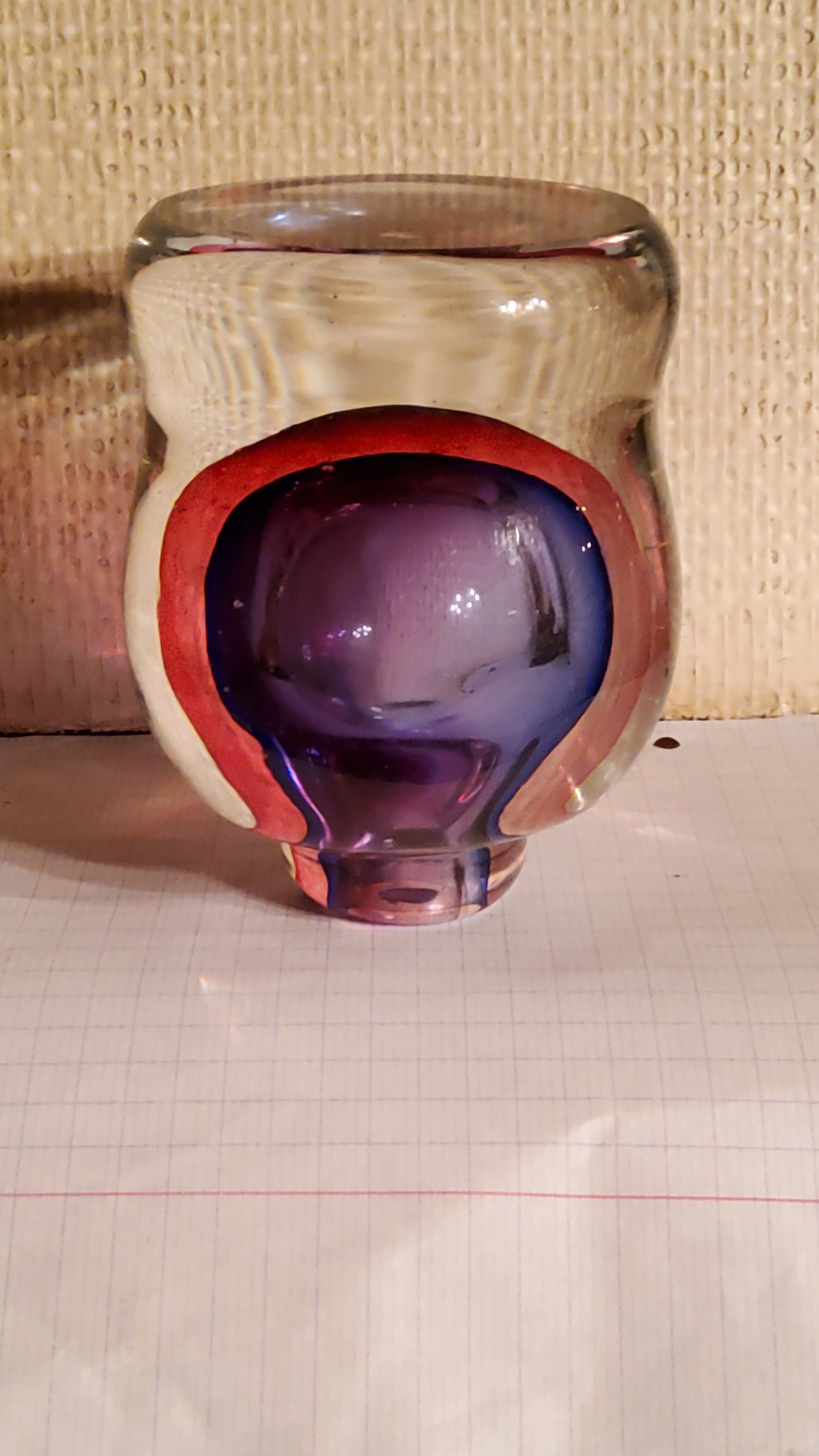 Murano glass vase from the 50s