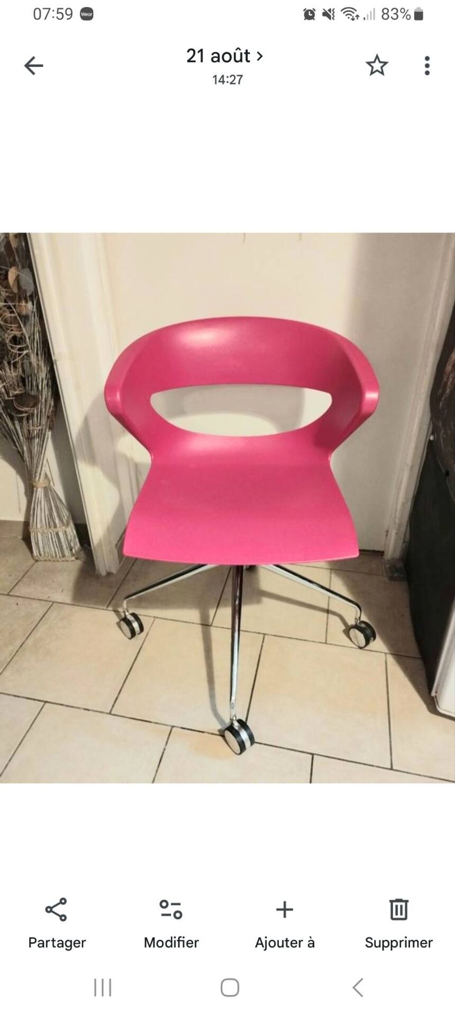 Chair kicks castle