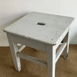 Old workshop stool, running board