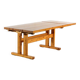 Extendable Danish vintage design dining table in solid pine by Thorsø Møbelfabrik, 1960s