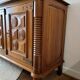 Solid oak enfilade Art Deco, circa 1940.