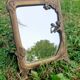 Brass retro mirror The Lady of the Lake