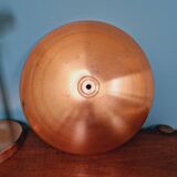 Large copper desk lamp, 1950s