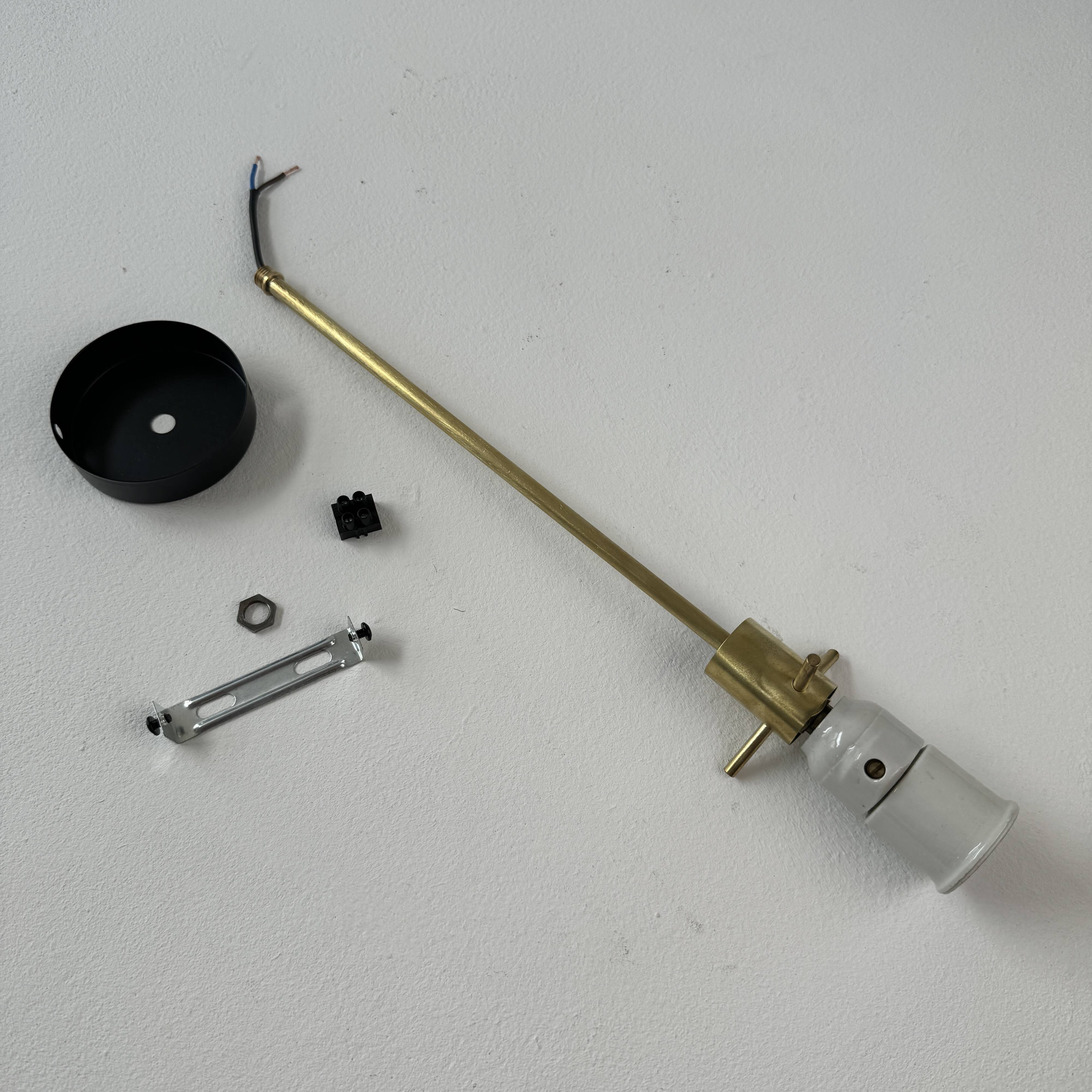 Old vintage blue opaline pendant light