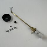 Old vintage blue opaline pendant light