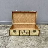 Malle en bois beige