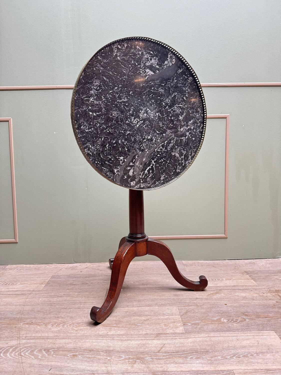 Pedestal Table In Mahogany Tripod, Louis XVI XVIII Eme Century