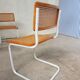 Set of 4 Habitat cesca dining chairs by Marcel Breuer, 80