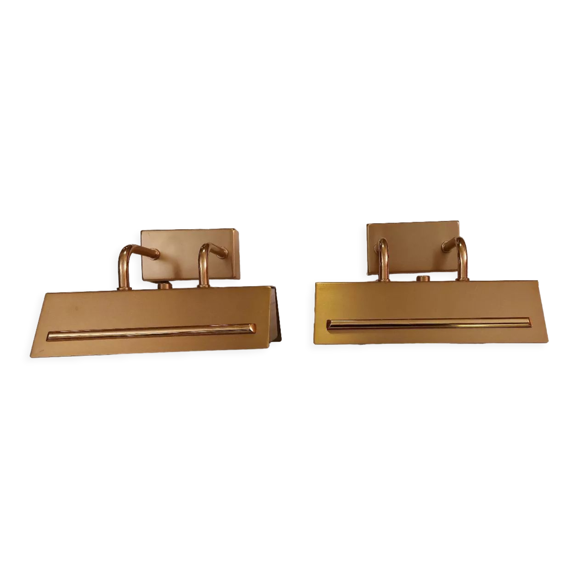 Pair of brass sconces