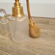 Lot 6 anciens flacons en verre