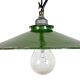 Industrial Green Enamel Light, 1950s