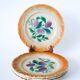 Set of 4 Sarreguemines earthenware plates, early 20th century
