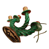 CANDLESTICK PAIR Twisted