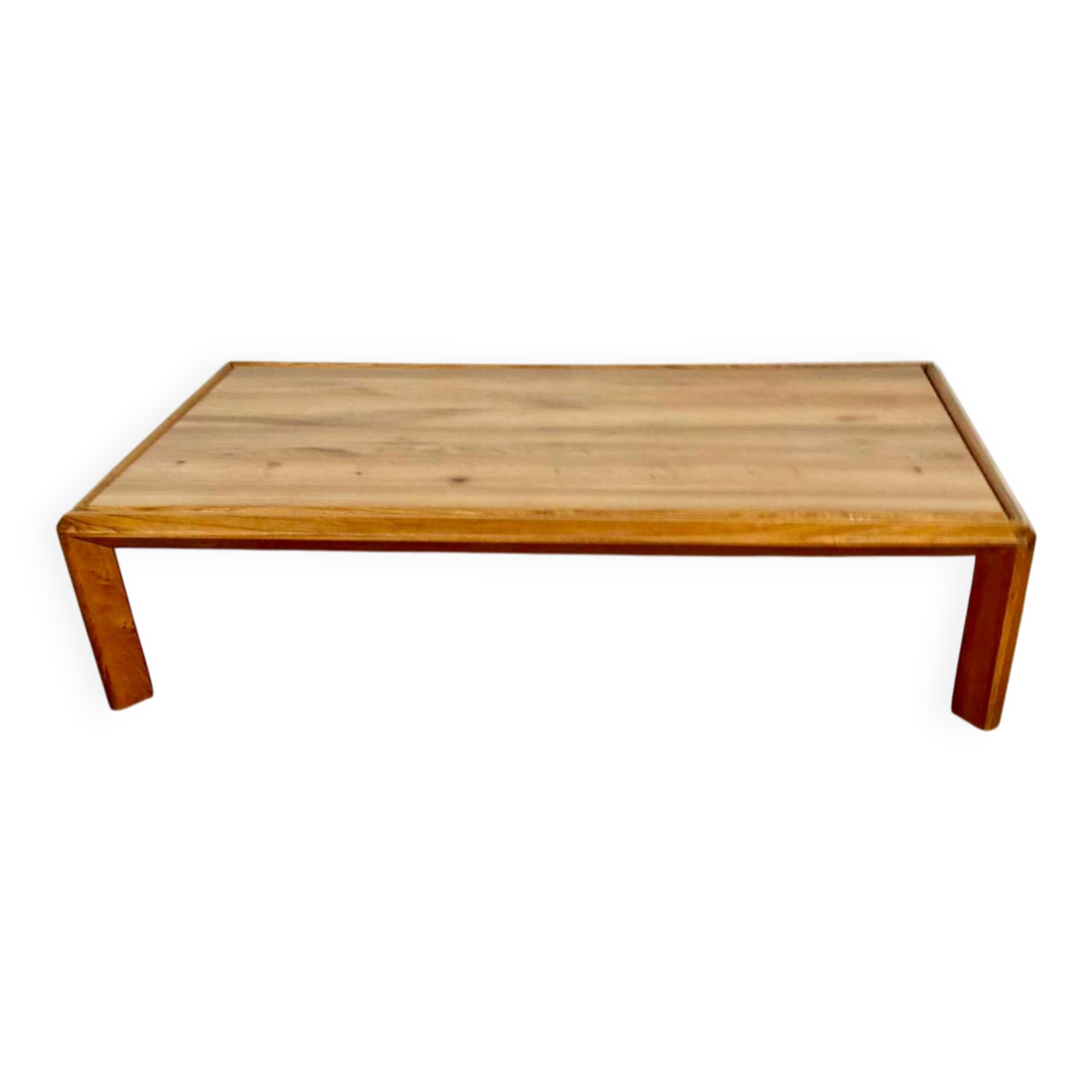 Vintage light wood coffee table from the 1960s