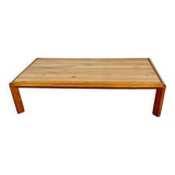Vintage light wood coffee table from the 1960s