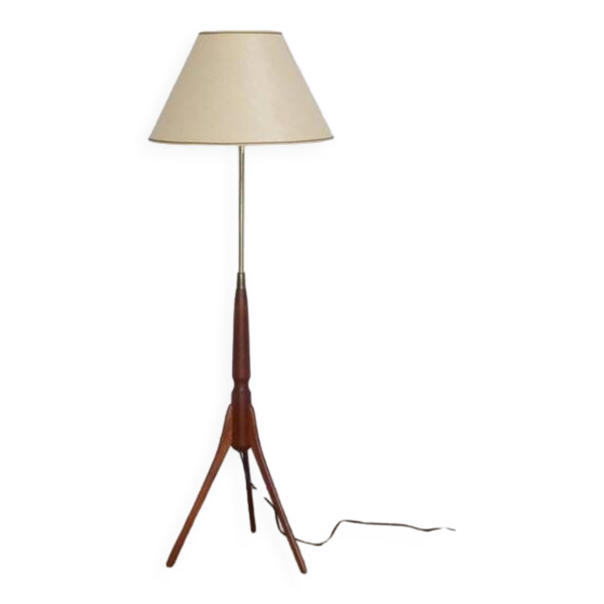 Vintage Danish teak floor lamp 1960s
