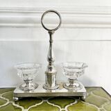 Double salt cellar signed Christofle