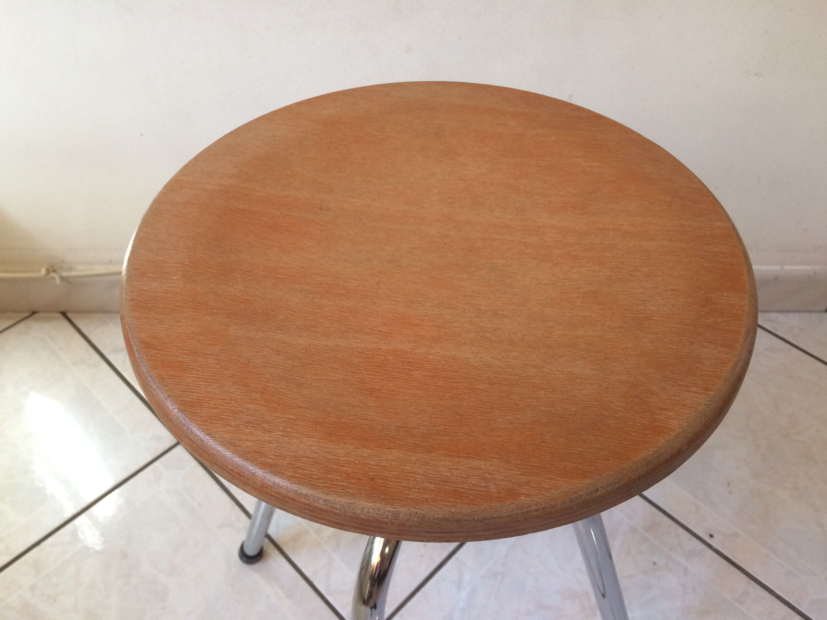 Stool architect design vintage 60 jide limoges swivel telescopic tbe