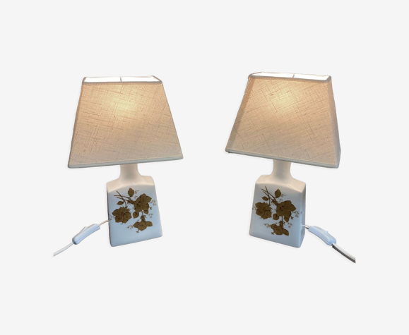 Paire de lampes design 1950