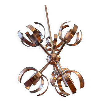 Sputnik flower suspension attributed to Jocelyne Trocmé