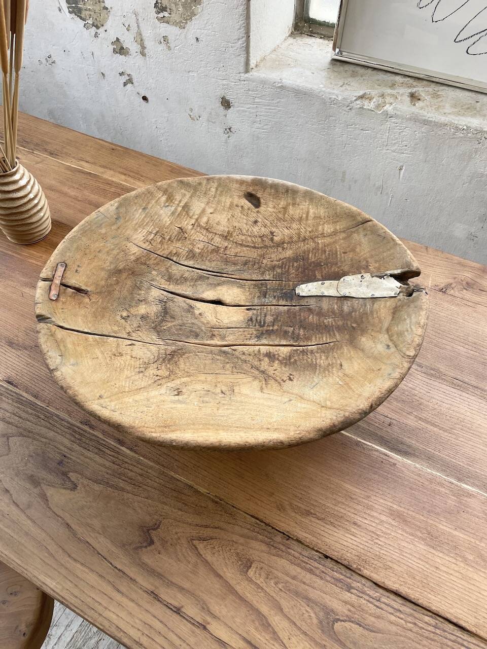 XL wooden Tuareg dish