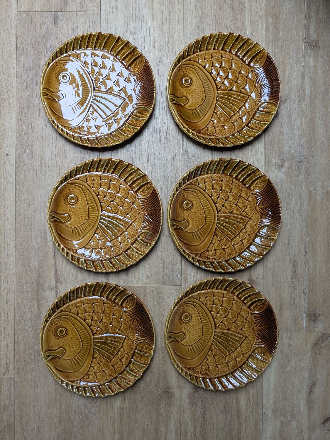 fish plates Sarreguemines