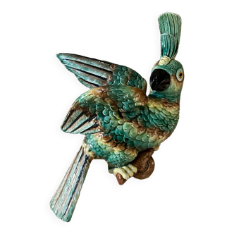 Ceramic parrot