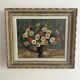 Oil on canvas, still life bouquet of flowers
