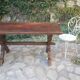 Antique oak farmhouse table