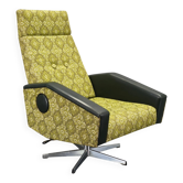 Fauteuil inclinable tchécoslovaque du milieu du siècle, années 1970