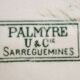 Large ironstone tureen "Palmyra" Sarreguemines