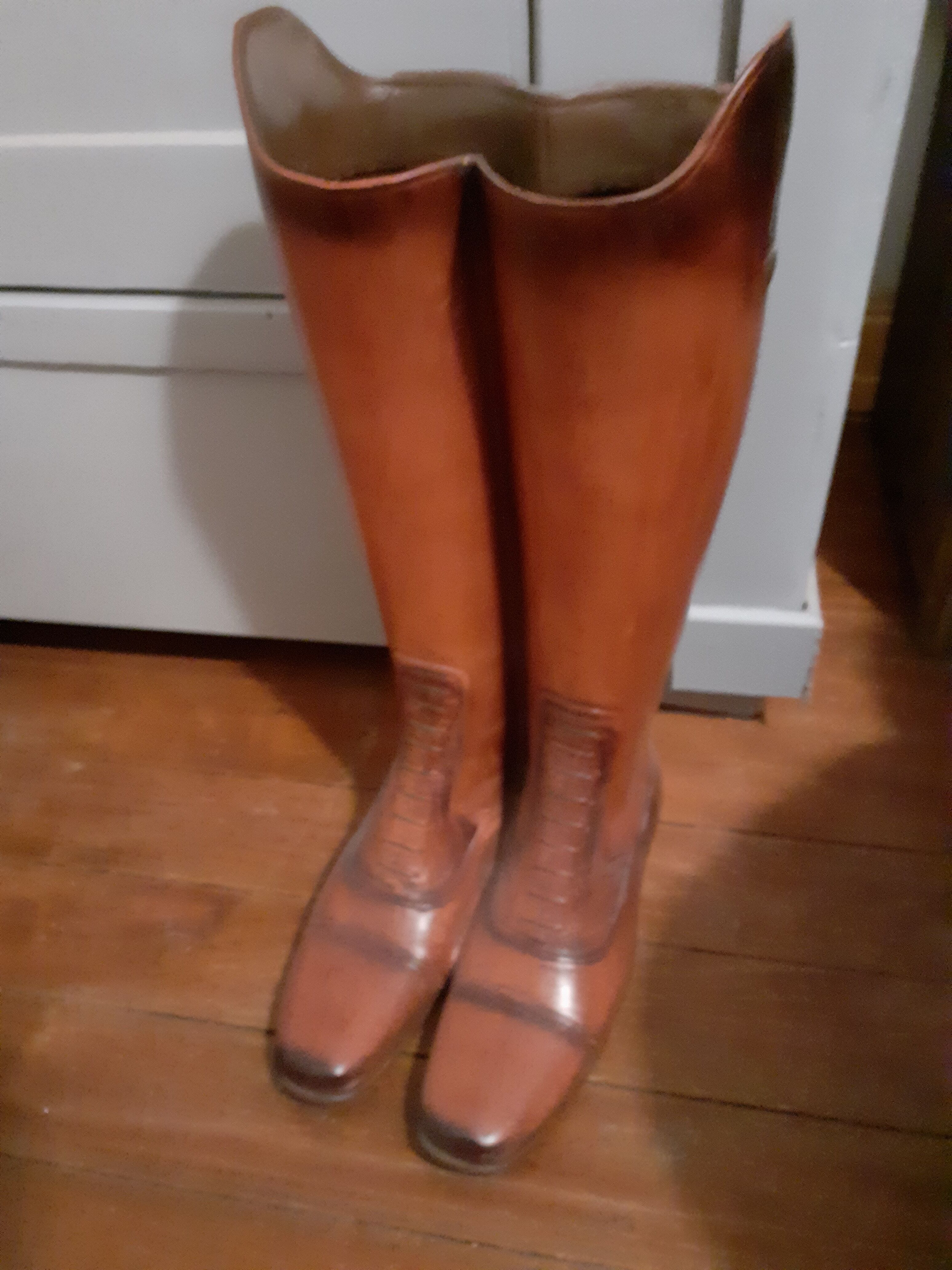 Porte parapluie bottes cavalier