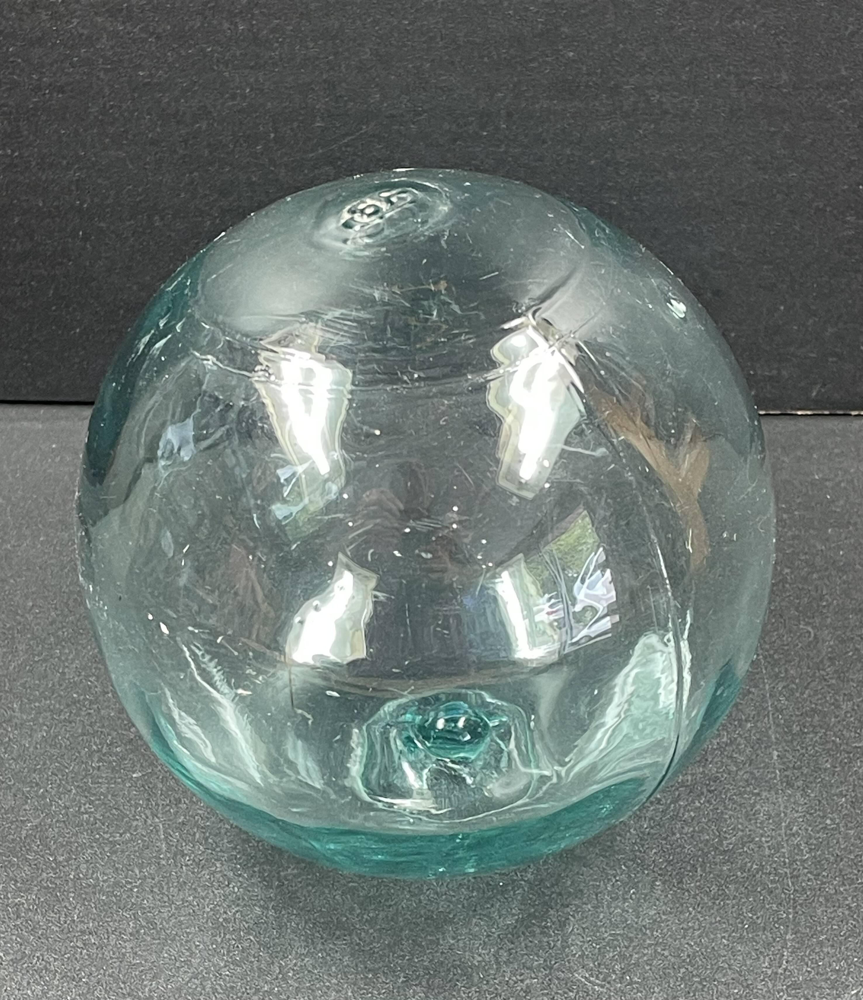 Glass ball fishing net float, known as Chinese float