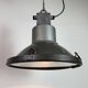 Industrial Grey Hammer Paint Pendant Lamp from Elektrosvit, 1960s