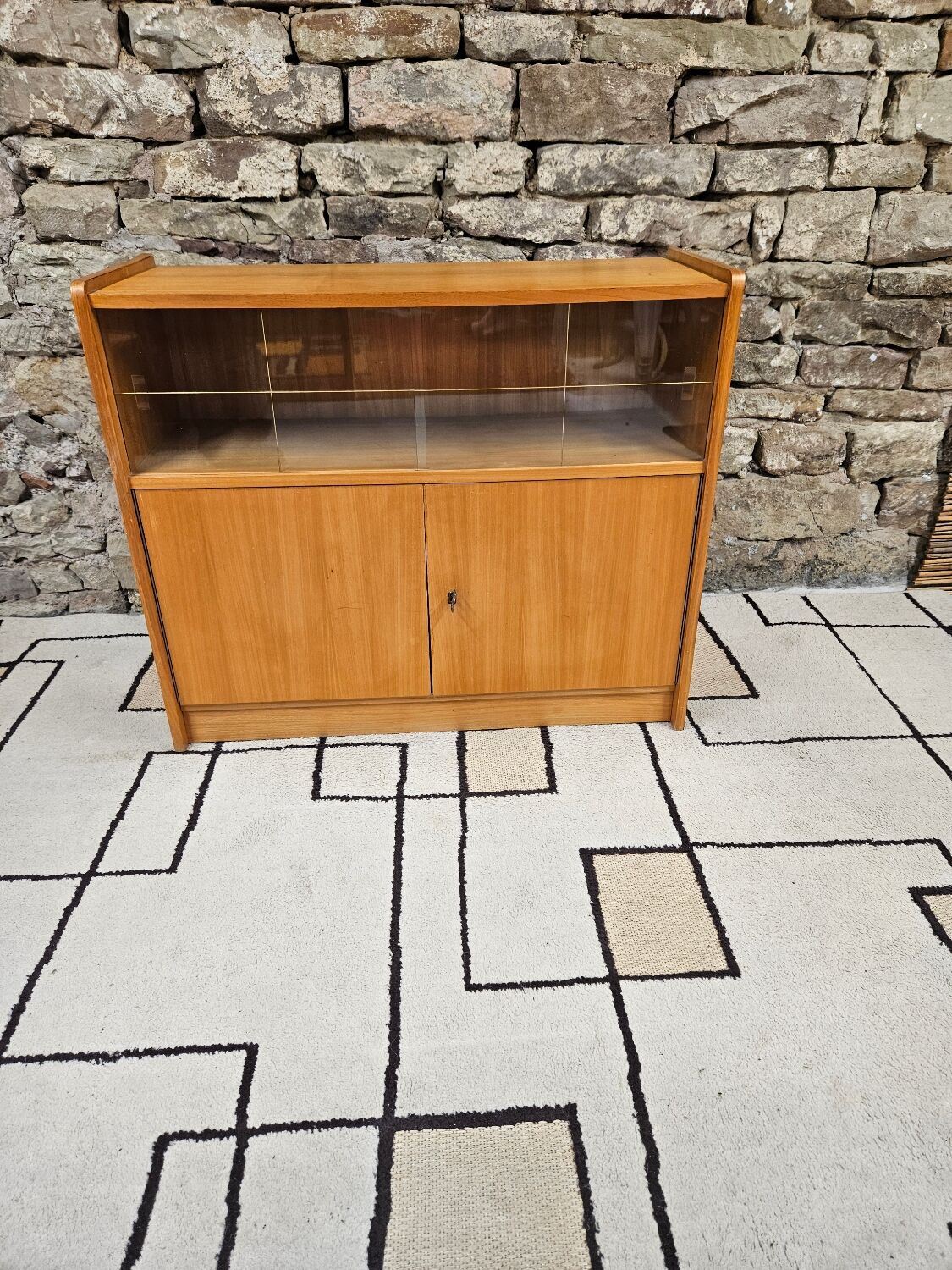 Small vintage display cabinet from the 1970s