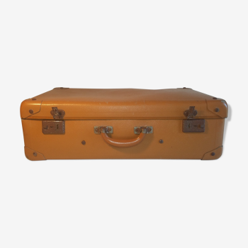 Vintage cardboard suitcase 50/60 years