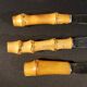 3 bamboo knives